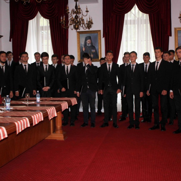 Premierea elevilor vâlceni, la Centrul Eparhial