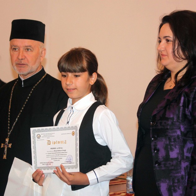 Premierea elevilor vâlceni, la Centrul Eparhial