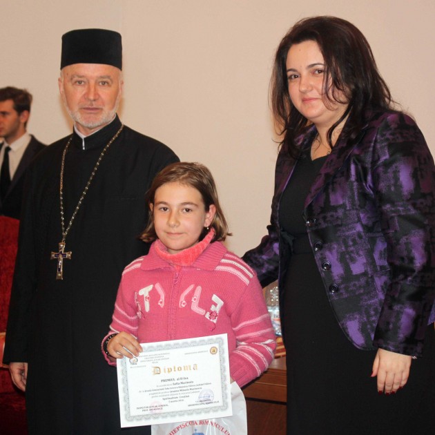 Premierea elevilor vâlceni, la Centrul Eparhial