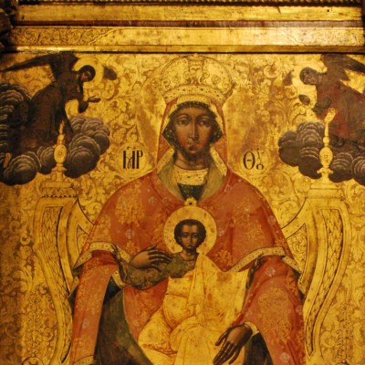 Icoana Maicii Domnului  - catapeteasma Mănăstirii Hurezi 