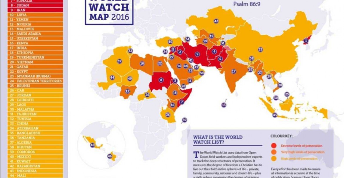 Harta persecuțiilor