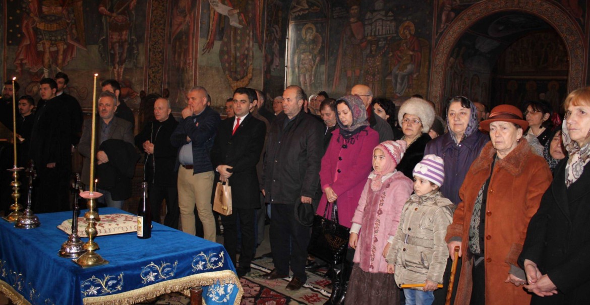 Parastas pentru Mircea cel Mare la Cozia