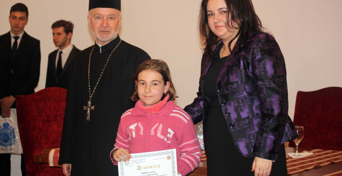 Premierea elevilor vâlceni, la Centrul Eparhial