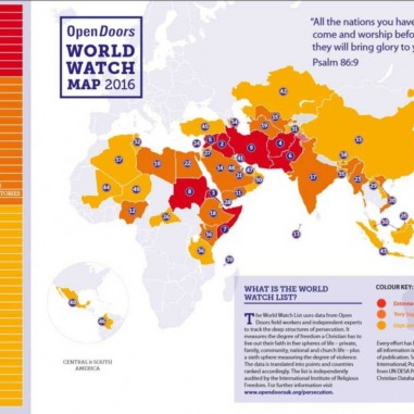 Harta persecuțiilor