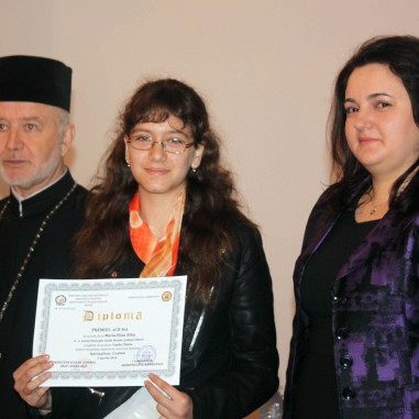 Premierea elevilor vâlceni, la Centrul Eparhial