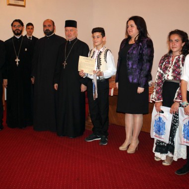 Premierea elevilor vâlceni, la Centrul Eparhial