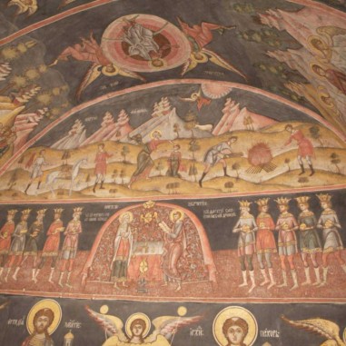 Frescă, Biserica Toți Sfinții, Proieni